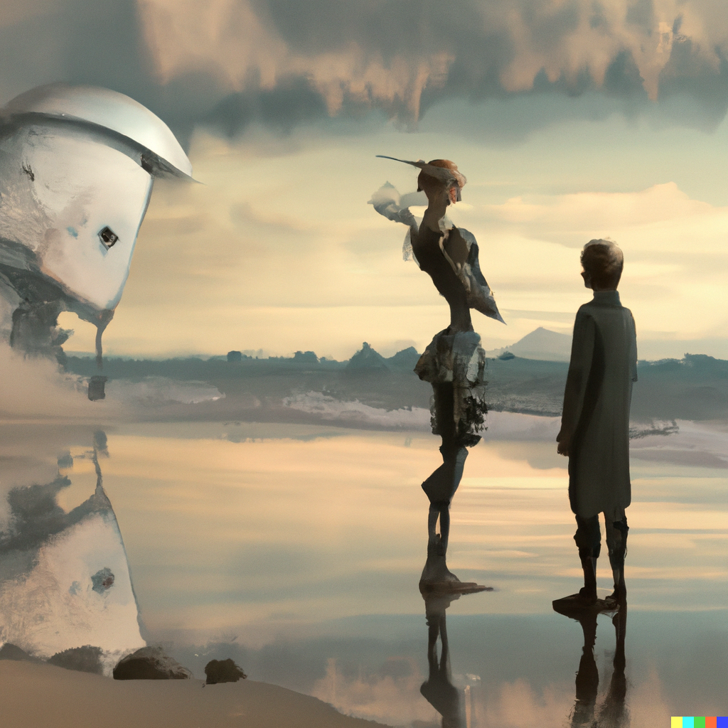 AI robot and human