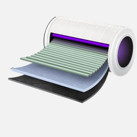 nanofiber dust collector media