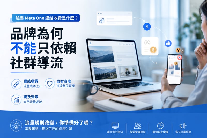 臉書 Meta One 連結收費是什麼？品牌為何不能只依賴社群導流 