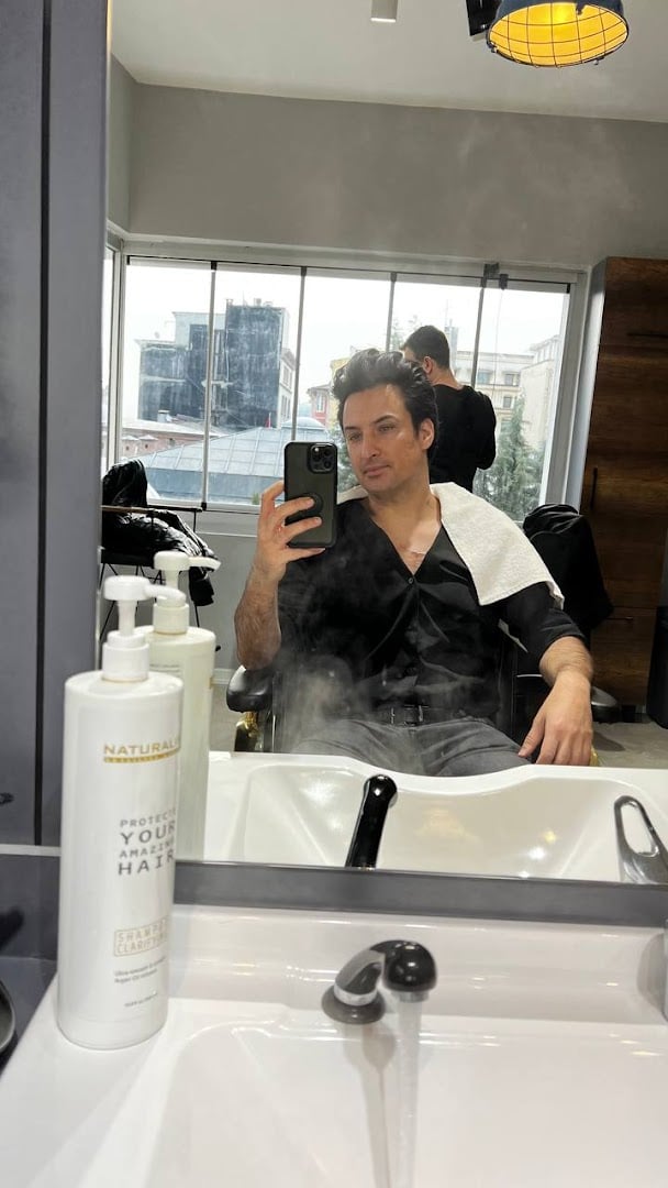 Salon white/ Man Women Coiffeur / Hairdresser