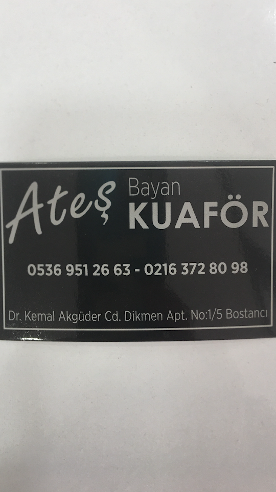 Ateş Kuaför bostancı