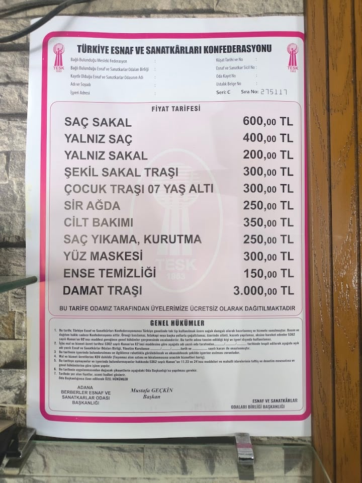 SALOoN Mehmet ULu | Adana Erkek Kuaförü | Adana Erkek Berberi Saç Sakal Tasarımı