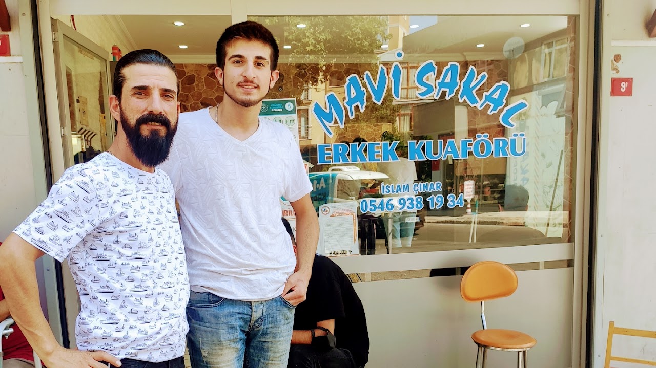 Mavi sakal erkek kuaförü 7