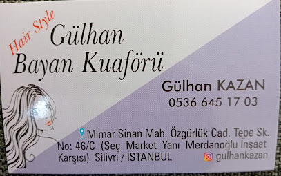 Gülhan Bayan kuaförü