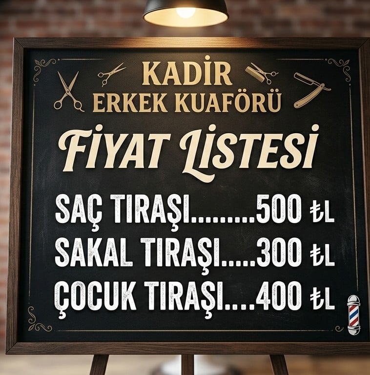 KADİR ERKEK KUAFÖRÜ