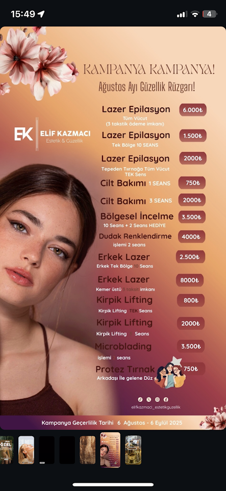 Elif Kazmacı Estetik ve Güzellik