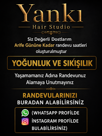 YANKI HAIR STUDIO (Kütahya Erkek Kuaförü)