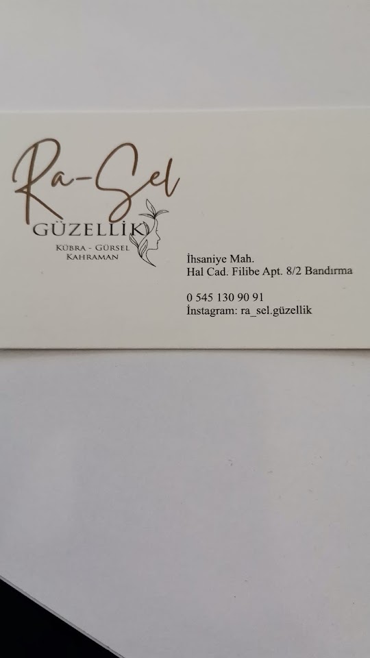Bandırma | Lazer Epilasyon-RA-SEL GÜZELLİK MERKEZİ-Bölgesel İncelme-Protez Tırnak