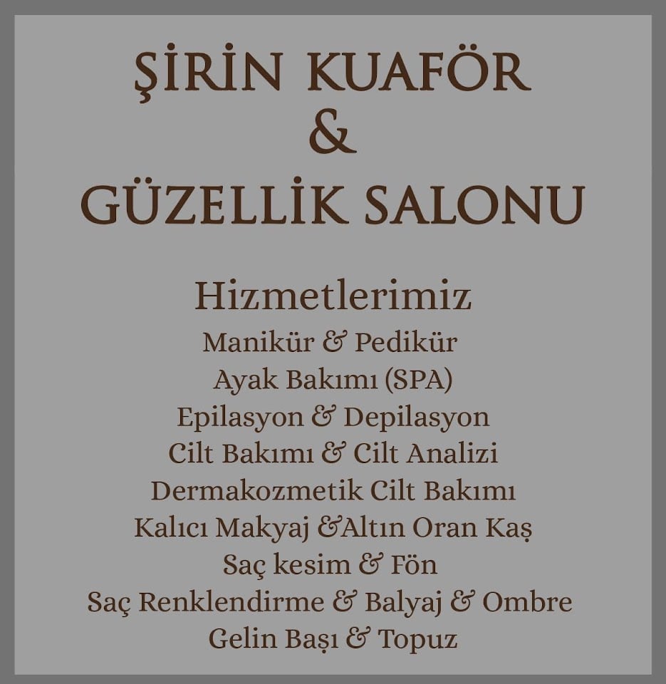 Şirin Kuaför & Güzellik Salonu