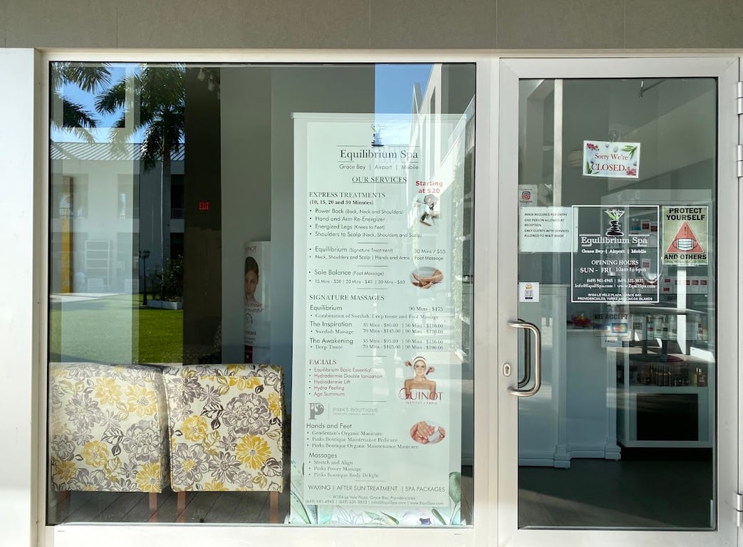 Equilibrium Spa Grace Bay Airport and Mobile
