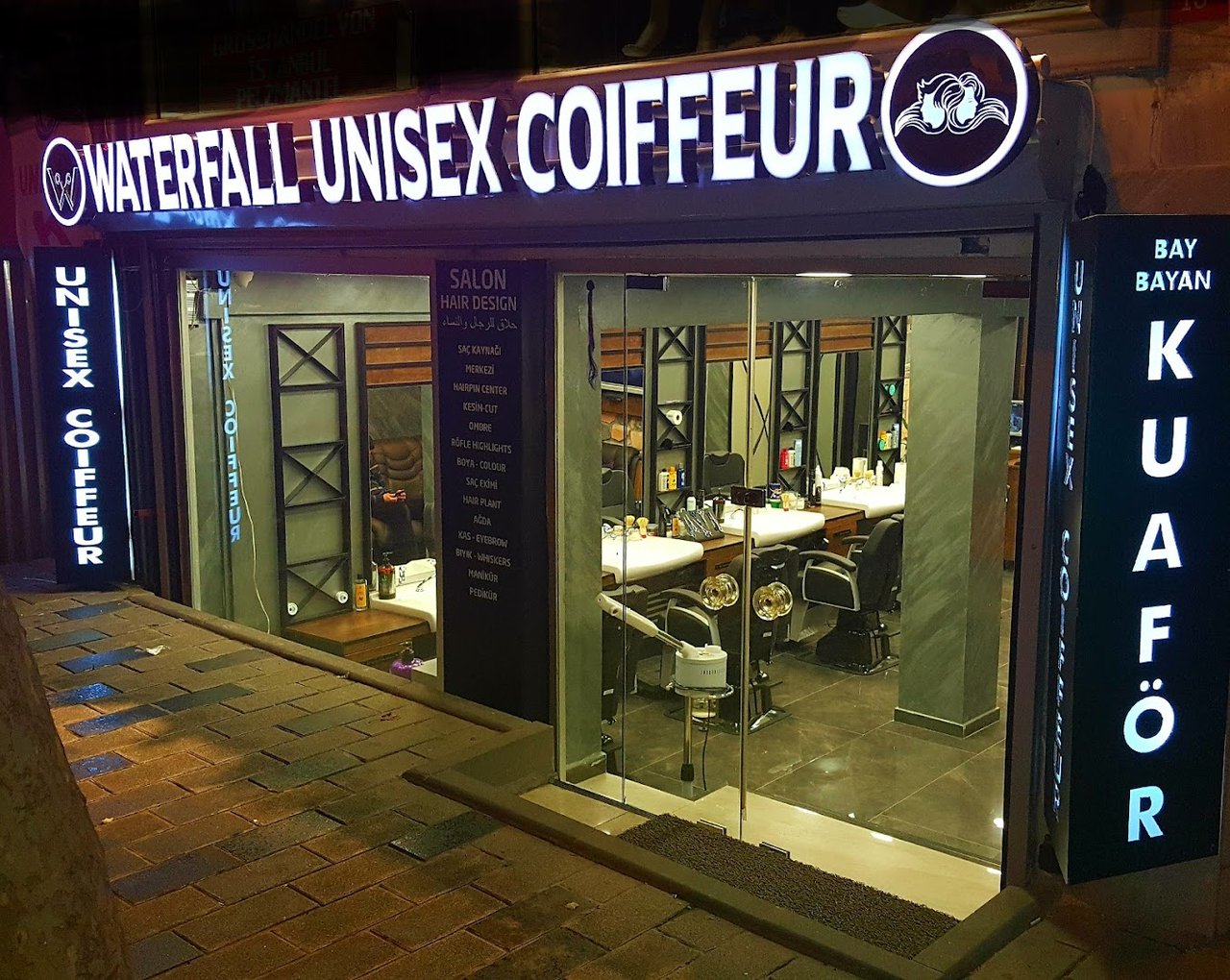 Hairdresser Taksim Waterfall Men and Women Beauty Saloon