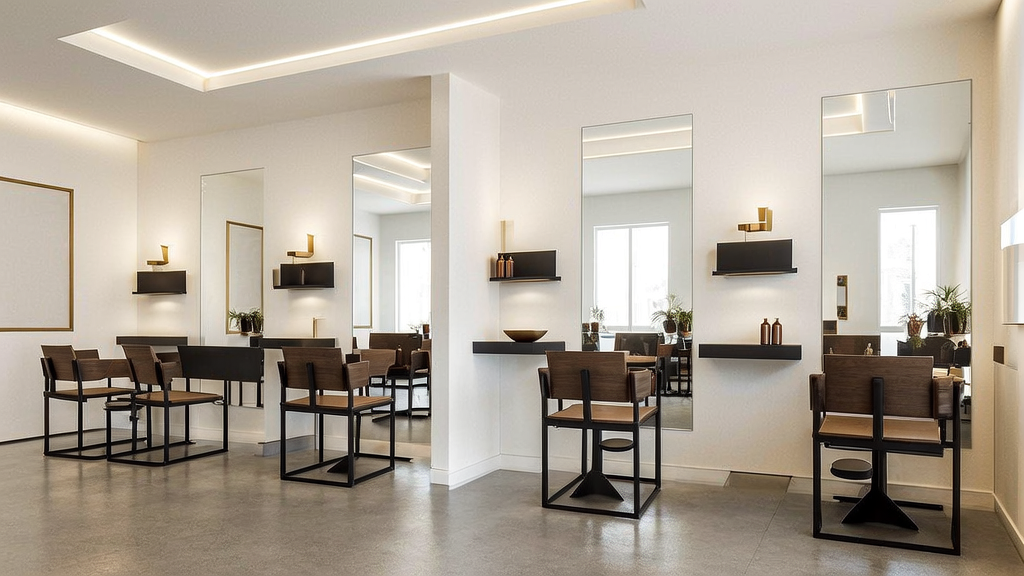 Salon Black White