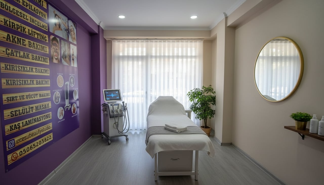 Ecesu Beauty Studio | Güzellik Salonu | Cilt Bakımı | Bölgesel İncelme | Lazer E