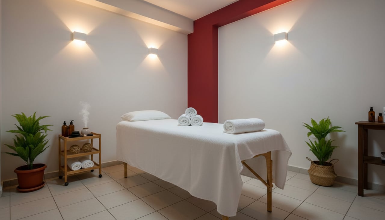 Kırmızı Spa Masaj Salonu