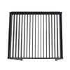Black metal outdoor balcony railing in a modern design, perfect for enhancing safety and style in home or commercial balcony spaces. Durable and stylish metal railing for outdoor decks.