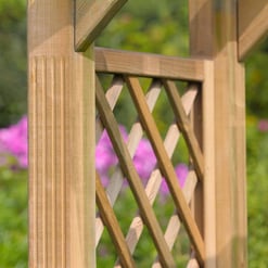 Elegant wooden lattice garden trellis for outdoor decorating, garden fencing, and plant support, showcasing high-quality craftsmanship and durable materials for lush outdoor spaces.