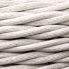 Soft gray woven outdoor furniture rope, ideal for garden and patio furniture upgrades. Durable, weather-resistant synthetic material enhances garden decor and outdoor living spaces.