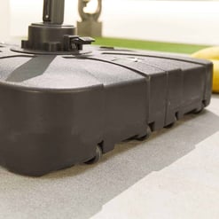Industrial robotic floor cleaning machine for home and garden cleaning services.