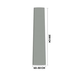 Outdoor tall planters for garden decor, 200cm height, 40-50cm width, made from durable weather-resistant materials for elegant landscaping.