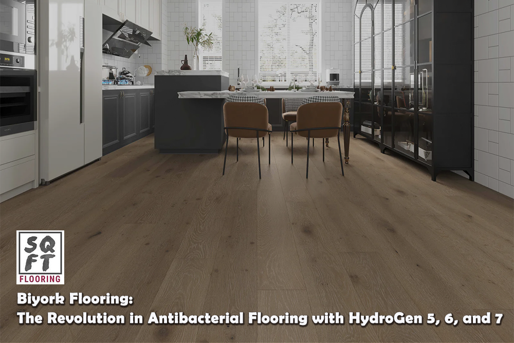 Biyork Flooring: The Revolution in Antibacterial Flooring with HydroGen 5, 6, and 7