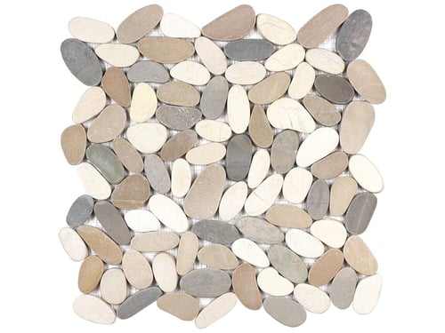 Zen Harmony Warm Blend Flat Pebble Mosaic Matte – Anatolia Tile SQUAREFOOT FLOORING - MISSISSAUGA - TORONTO - BRAMPTON