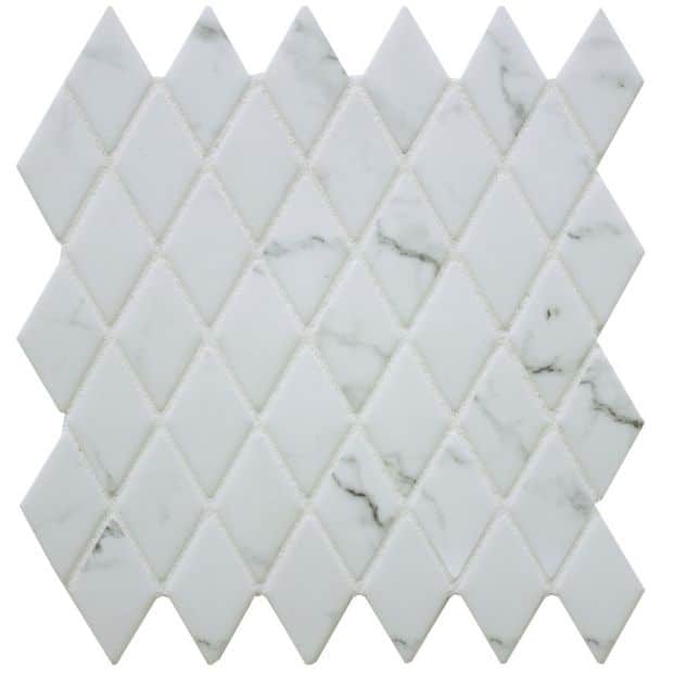 Stone Glass Diamond Statuario SQUAREFOOT FLOORING - MISSISSAUGA - TORONTO - BRAMPTON