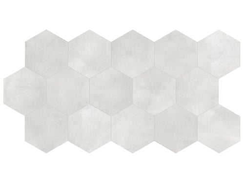 Cashmere Porcelain 8.5 In / 21.6 Cm Hexagon Grey Denim Pressed Matte – Anatolia Tile SQUAREFOOT FLOORING - MISSISSAUGA - TORONTO - BRAMPTON
