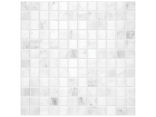 Bianco Venatino 1 X 1 In / 2.5 X 2.5 Cm Mosaic Polished / Honed Marble – Anatolia Tile SQUAREFOOT FLOORING - MISSISSAUGA - TORONTO - BRAMPTON