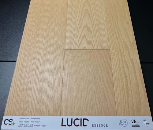 Essence Lucid White Oak Engineered Hardwood Flooring - Plank