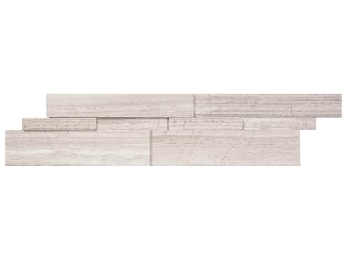 Strada Mist 6 x 24 in / 15 x 60 cm Cubic Wall Panel Honed Natural Stone – Anatolia Tile SQUAREFOOT FLOORING - MISSISSAUGA - TORONTO - BRAMPTON