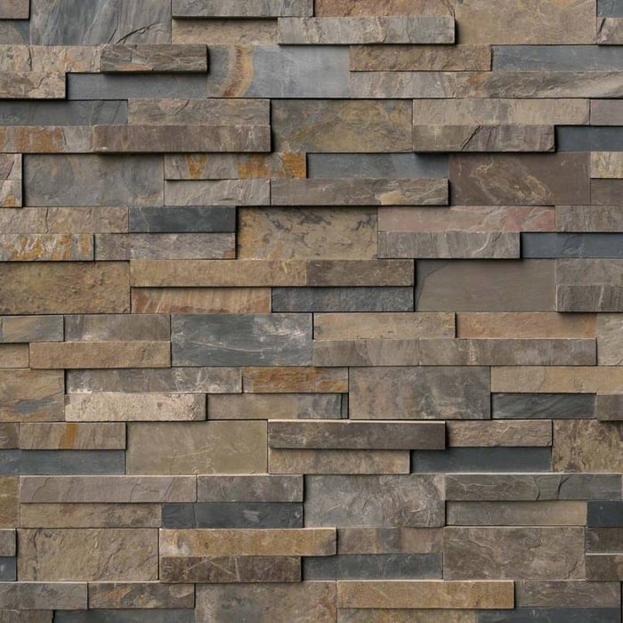 Rustic Gold Stacked Stone Panels Ledgerstone SQUAREFOOT FLOORING - MISSISSAUGA - TORONTO - BRAMPTON