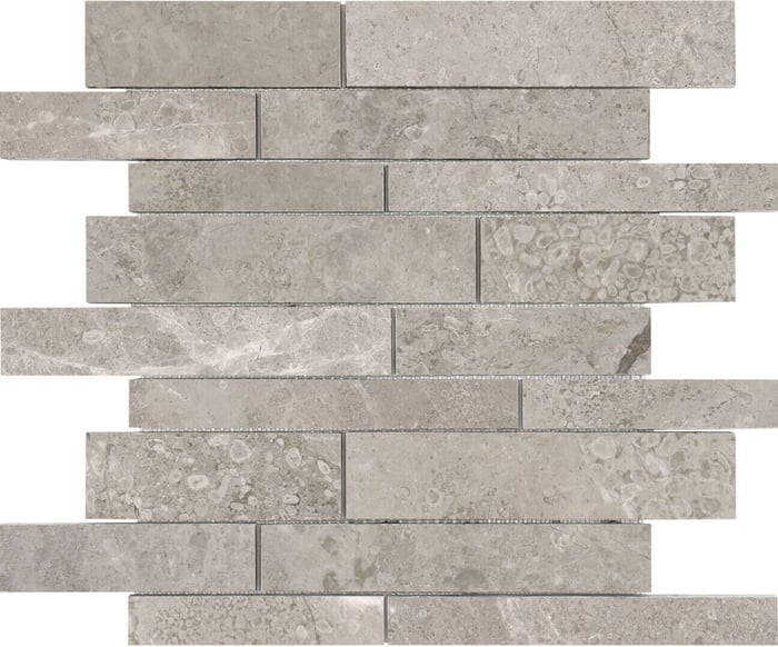 6×24 Ritz Gray Marble Honed Cubics Ledgerstone 72-614 SQUAREFOOT FLOORING - MISSISSAUGA - TORONTO - BRAMPTON