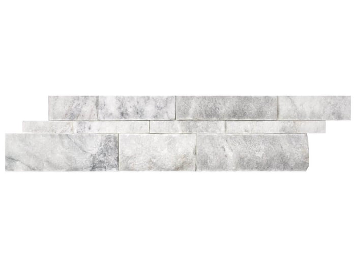 Bianco Venatino 6 X 24 In / 15 X 60 Cm Split Face Marble – Anatolia Tile SQUAREFOOT FLOORING - MISSISSAUGA - TORONTO - BRAMPTON