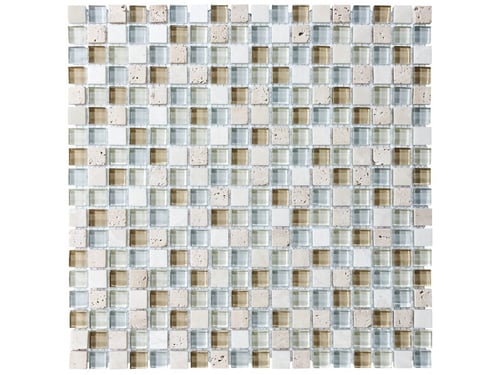 Spa Glass Stone 5/8 X 5/8 In / 1.6 X 1.6 Cm Mosaic – Anatolia Tile SQUAREFOOT FLOORING - MISSISSAUGA - TORONTO - BRAMPTON