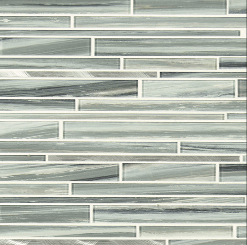 SEAGLASS INTERLOCKING 4MM Glass Metal Mosaics SQUAREFOOT FLOORING - MISSISSAUGA - TORONTO - BRAMPTON