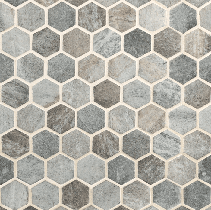 STONELLA HEXAGON Recycled Glass Mosaics SQUAREFOOT FLOORING - MISSISSAUGA - TORONTO - BRAMPTON