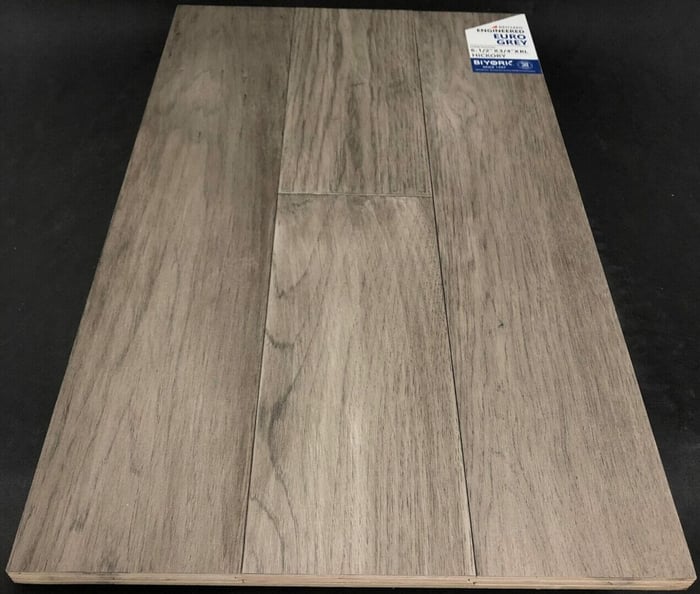 Euro Grey Biyork Hickory Engineered Hardwood Flooring SQUAREFOOT FLOORING - MISSISSAUGA - TORONTO - BRAMPTON