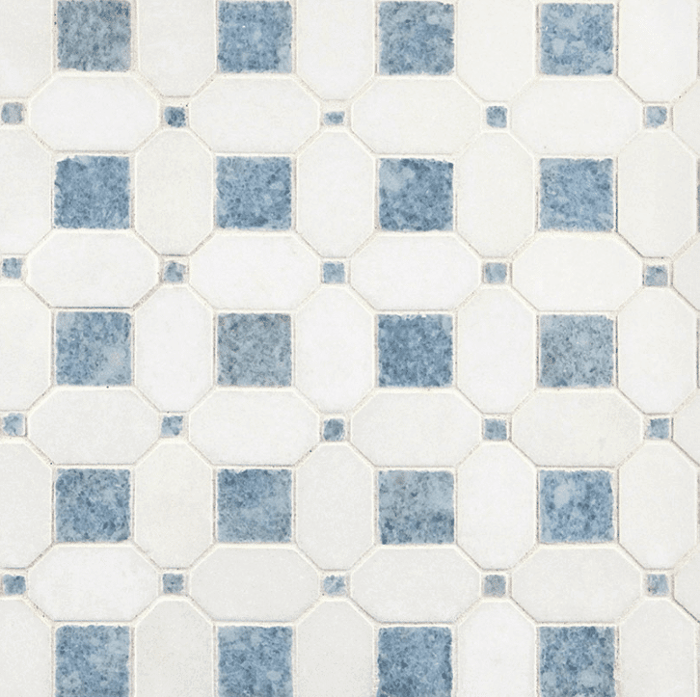 AZULA HATCHWORK Marble Mosaics SQUAREFOOT FLOORING - MISSISSAUGA - TORONTO - BRAMPTON