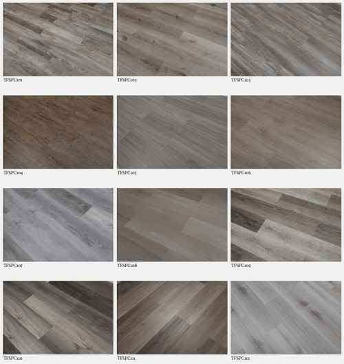 Toucan 4mm SPC Floors TFSPC101 TFSPC102 TFSPC103 TFSPC104 TFSPC105 TFSPC106 TFSPC107 TFSPC108 TFSPC109 TFSPC110 TFSPC111 TFSPC112 SQUAREFOOT FLOORING - MISSISSAUGA - TORONTO - BRAMPTON