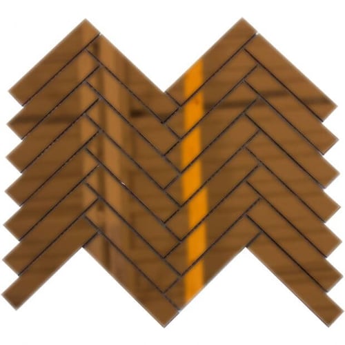 1”x4” Mirror Herringbone Bronze SQUAREFOOT FLOORING - MISSISSAUGA - TORONTO - BRAMPTON