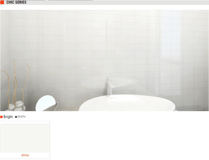 Chic Series Gloss and Matte White Subway Wall Tiles – Color: White – Size: 3″ x 6″ SQUAREFOOT FLOORING - MISSISSAUGA - TORONTO - BRAMPTON