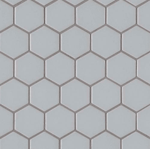 RETRO HEXO GRAY 6MM MATTE Porcelain Mosaics SQUAREFOOT FLOORING - MISSISSAUGA - TORONTO - BRAMPTON