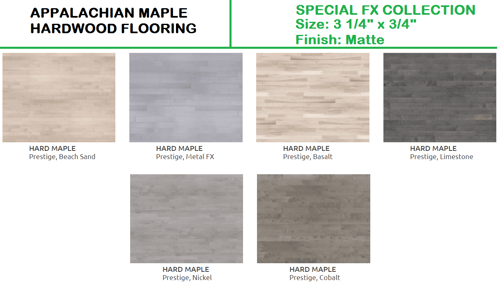 Appalachian Hard Maple Haradwood Flooring – Special FX Collection SQUAREFOOT FLOORING - MISSISSAUGA - TORONTO - BRAMPTON