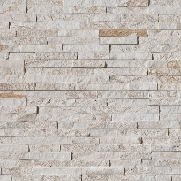 Royal White Stacked Stone Panels Ledgerstone SQUAREFOOT FLOORING - MISSISSAUGA - TORONTO - BRAMPTON