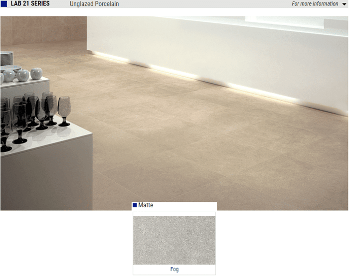 Lab 21 Series Matte Porcelain Tiles – Color: Fog – Size 12×24 SQUAREFOOT FLOORING - MISSISSAUGA - TORONTO - BRAMPTON