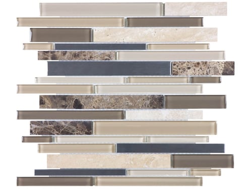 Woodland Park Stainless Random Strip Mosaic – Anatolia Tile SQUAREFOOT FLOORING - MISSISSAUGA - TORONTO - BRAMPTON