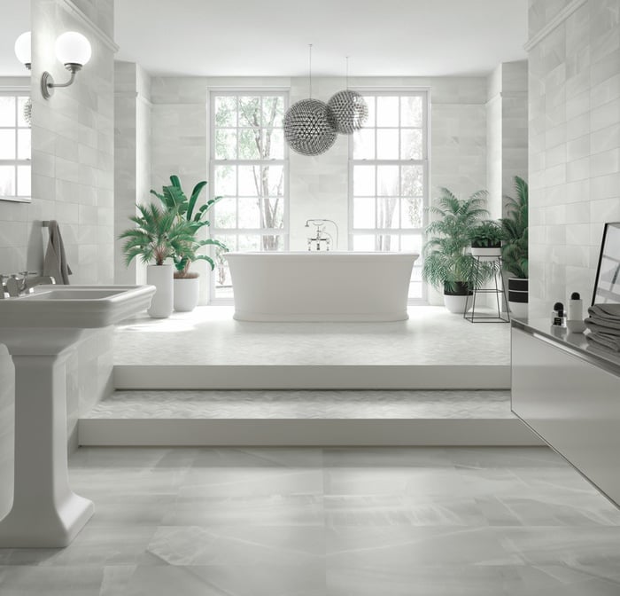 Urban Zebra White Onyx Porcelain Tile - Image 7