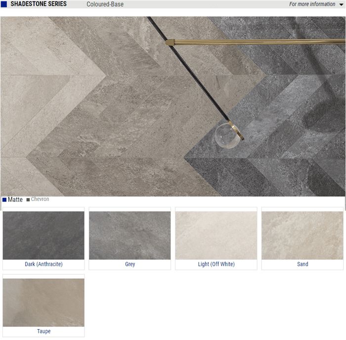 Shadestone Series Matte Porcelain Tiles – Color: Dark Anthracite, Grey, Light Off White, Sand, Taupe – Size: 12×24 SQUAREFOOT FLOORING - MISSISSAUGA - TORONTO - BRAMPTON