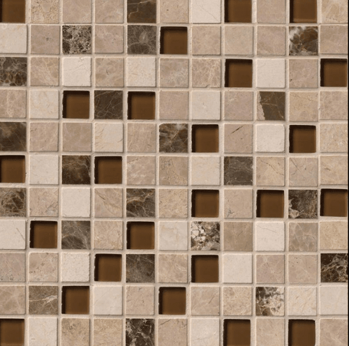 IBIZA BLEND 1X1X8MM Glass Stone Mosaics SQUAREFOOT FLOORING - MISSISSAUGA - TORONTO - BRAMPTON