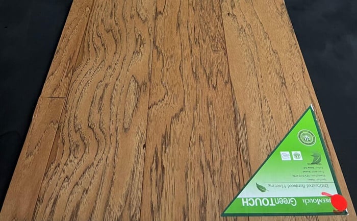 Wellow Puff Green Touch Hickory Engineered Hardwood Flooring HK